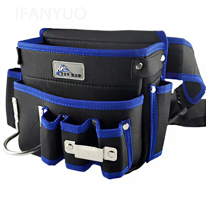 NEW Tool Bag Oxford Cloth Multi-functional Electrician Waist Pouch Belt Storage Holder Organizer Garden Tool Kits Waist Packs