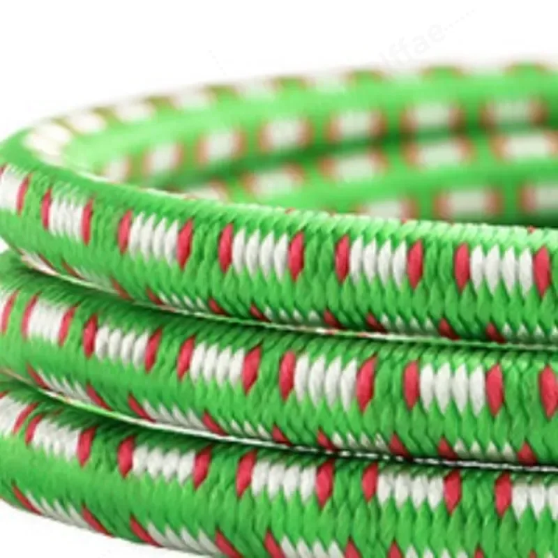 10 Piece Set Luggage Rope with Hook 40 Inch Green Model 86190