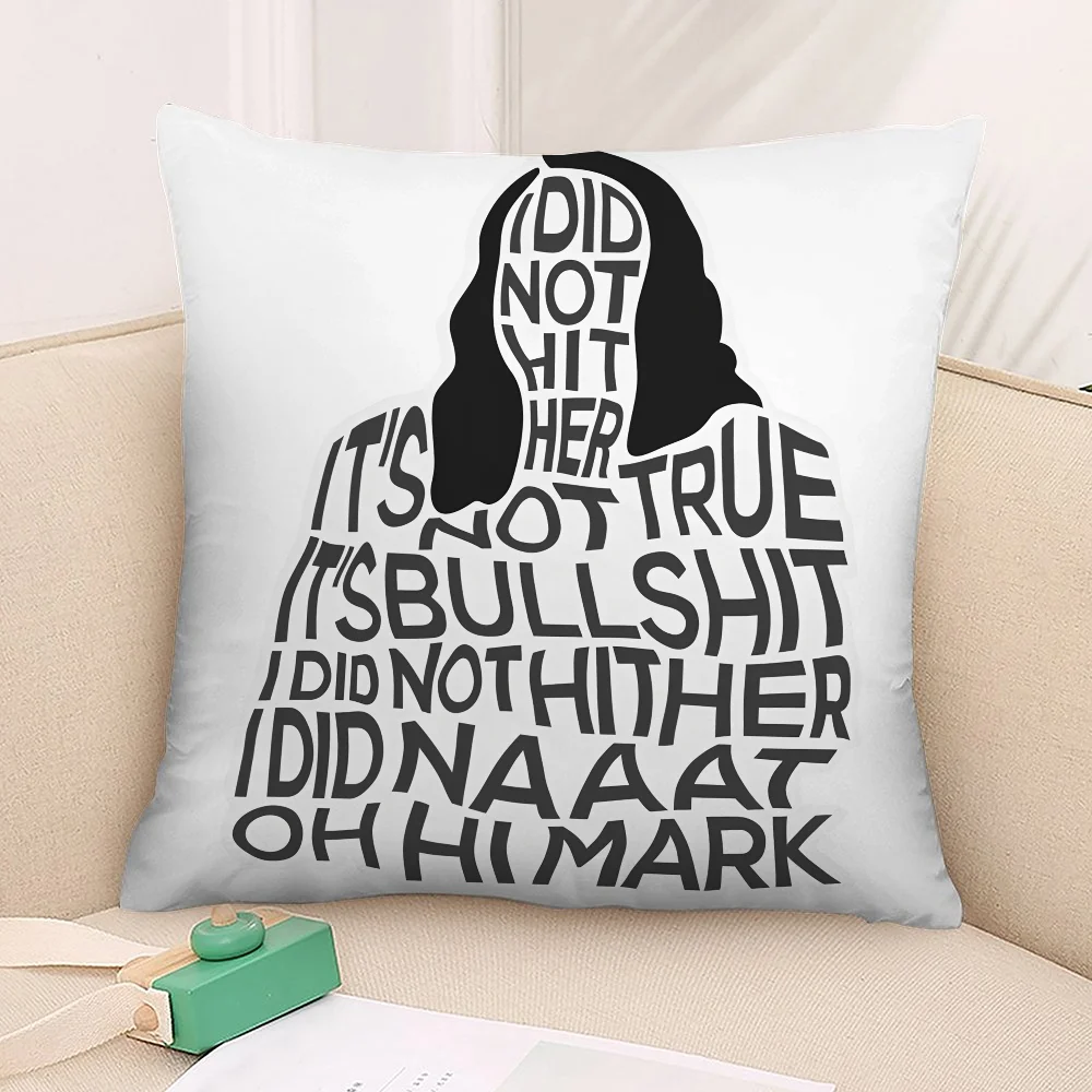 الغرفة T-Tommy Wiseau كيس وسادة ثلاثية الأبعاد طباعة ألياف البوليستر 40*40 سم أريكة المنزل رمي غطاء وسادة الديكور مهرجان هدية