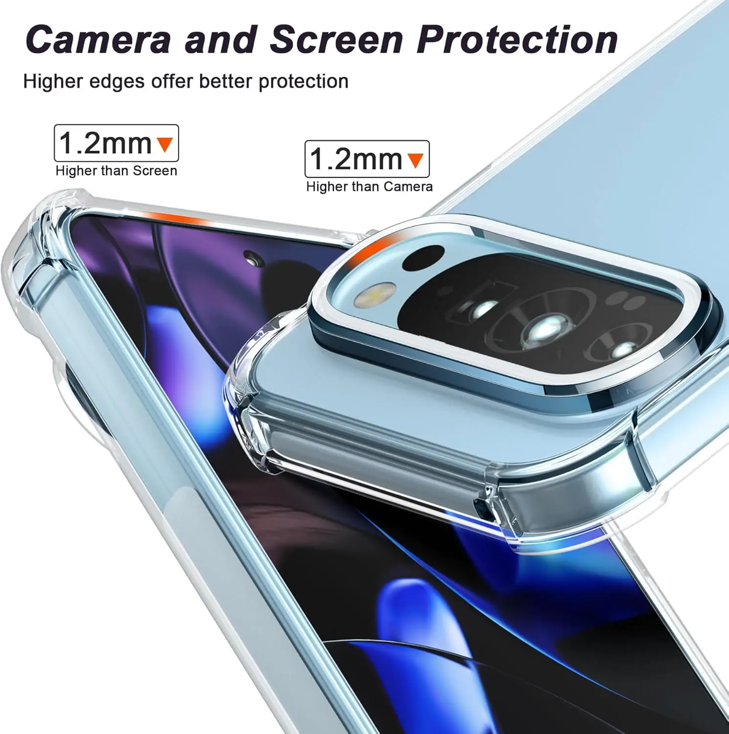Shockproof Airbag Transparent TPU Case for Google Pixel 10 9 8 Pro XL 10A 9A 8A Protective Cover Shell Capa Fundas Coque