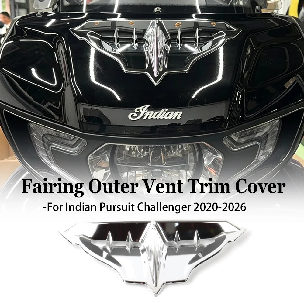 

Front Fairing Grille Trim Cover For Indian Challenger Pursuit 2022-2025 / Limited 112 2025 Motorcycle Vent Decorative Mesh