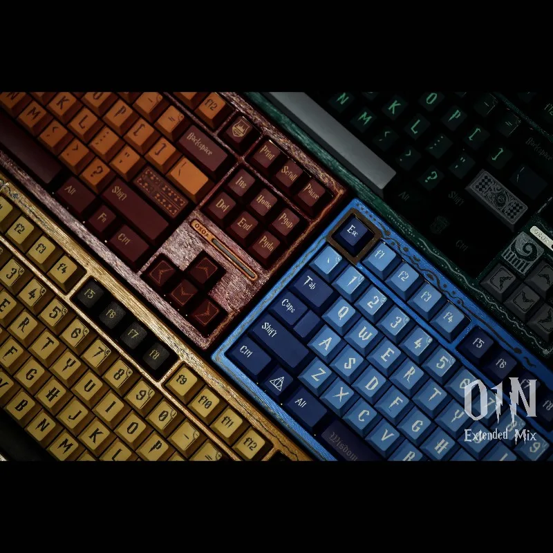 

Набор колпачков для клавиш серии Hogwarts, четыре домика, Gryffindor, индивидуальные колпачки для сублимационной клавиатуры для механической клавиатуры, аксессуары, подарок