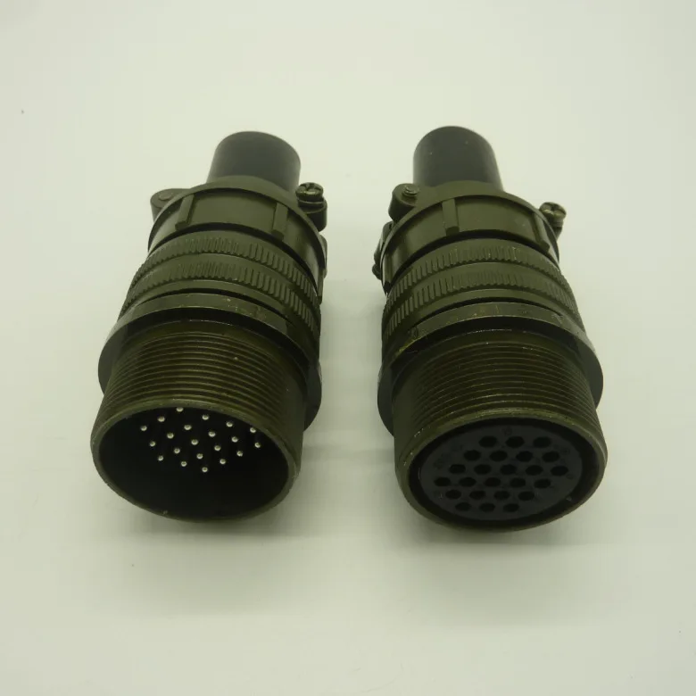 Circular connector MS3101A24-28S aviation plug to connector MS3101A24-28P Electronic Accessories & Supplies Passive Components