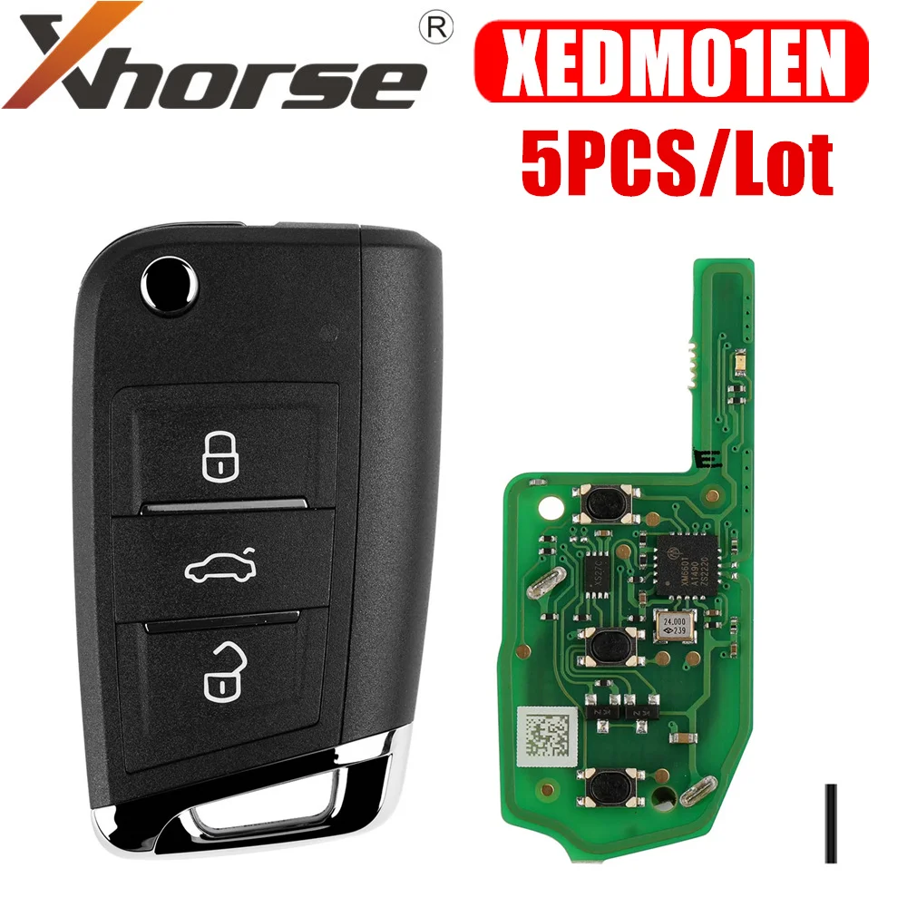 

Xhorse XEDM01EN Super Remote Key 3 Buttons with Built-in Super Chip English Version 5pcs/lot