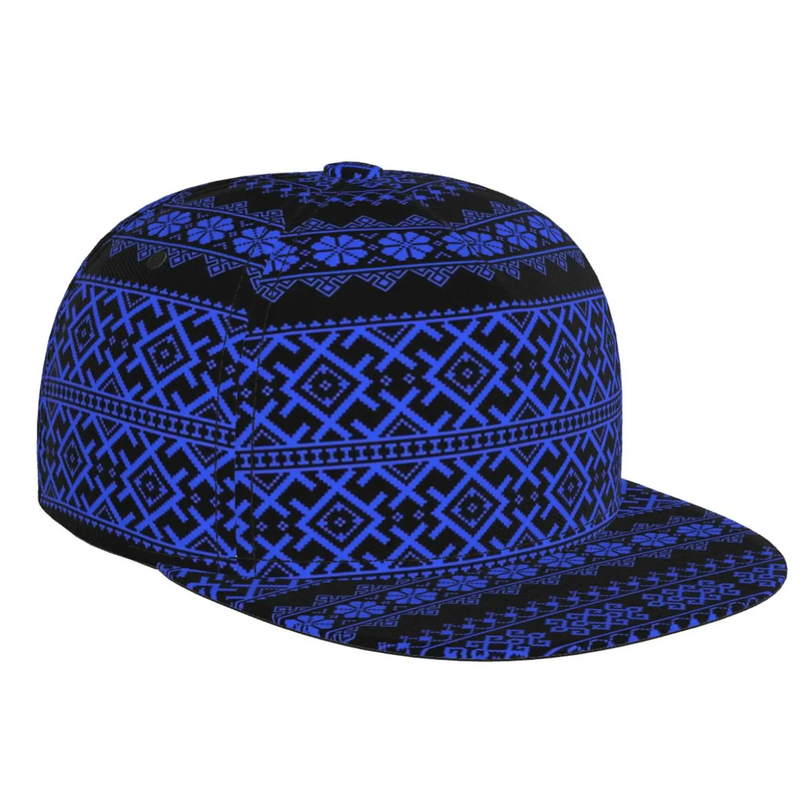 Ukraine Belarus Ethnic Style Flat brimmed Hat Street Skateboarding Hip Hop Hat Outdoor Leisure Sunshade Baseball Hat Universal