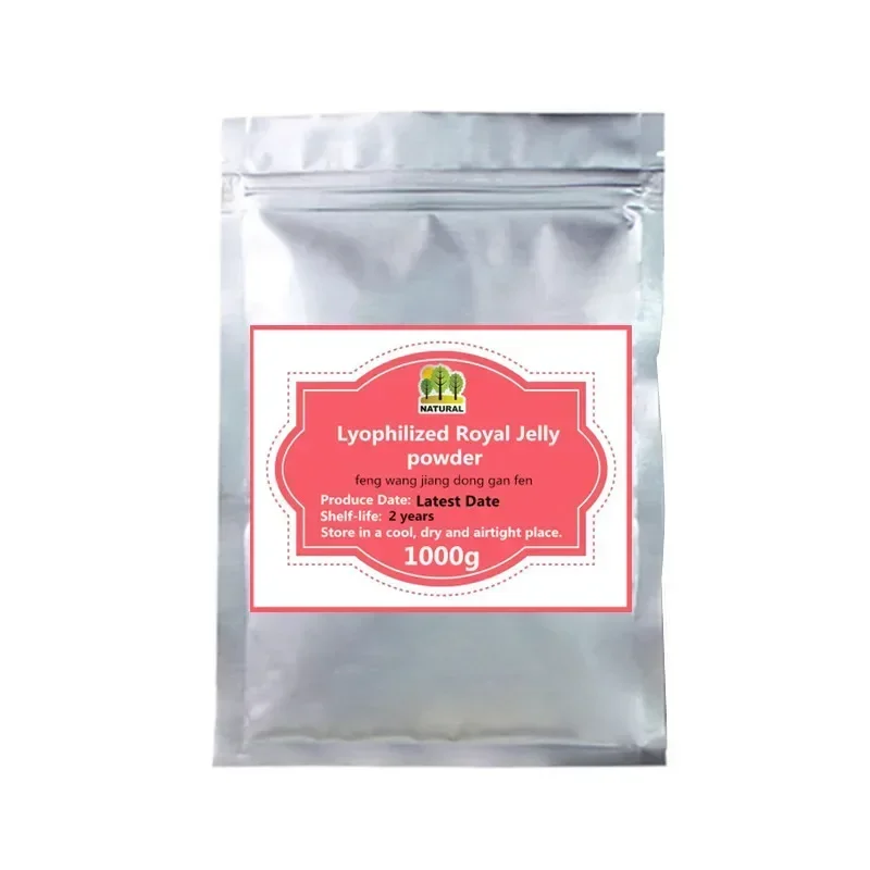 50-1000g,Lyophilized Royal Jelly10-HDA 99%,Free Shipping