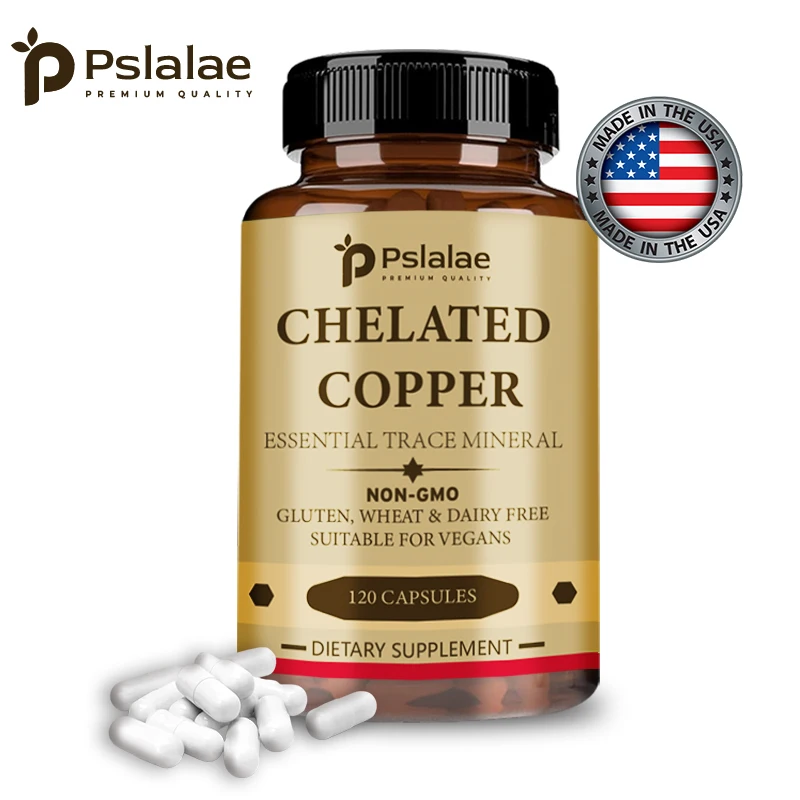 Chelated Copper - Supports Connective Tissue Such As Bones, Skin, Tendons and Cartilage