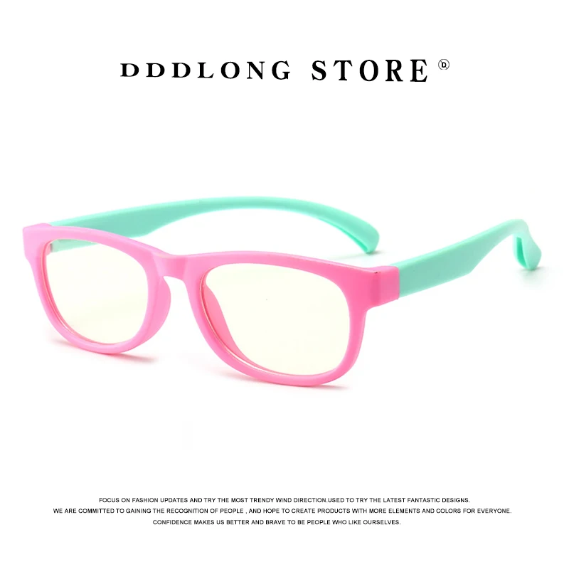 

DDDLONG Children Cute Eyeglasses Frame Prescription Optical Lens for Boy And Girl Replaceable Prescription Eyewear D641