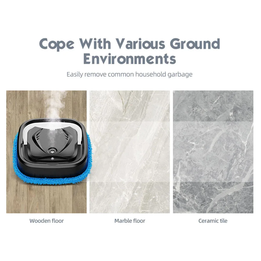 1pc Home Smart Cleaning Robot Vacuum And Self-charging Mop Combo, With Usb Charging Port - Pet Hair