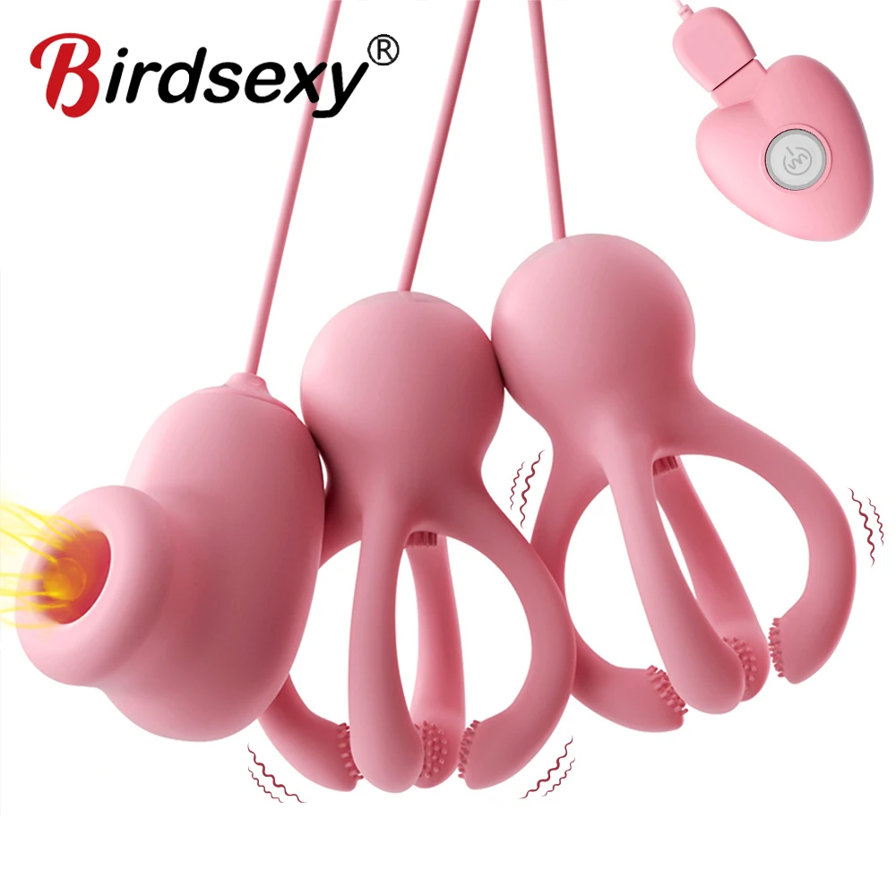 females masturbating males 7 Frequency Vibrating Nipple Sucker main image 0