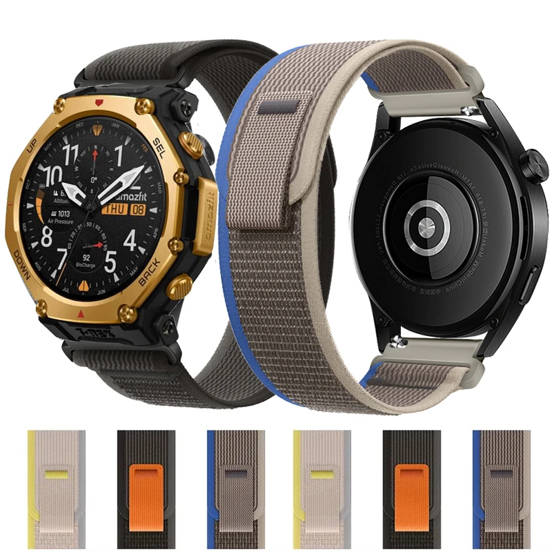 yZ[z20/22mm iCXgbv Amazfit T-Rex 3 Pro [voh Huawei Watch GT 6 5 Pro ҂ݍݒeuXbgXgohANZT[