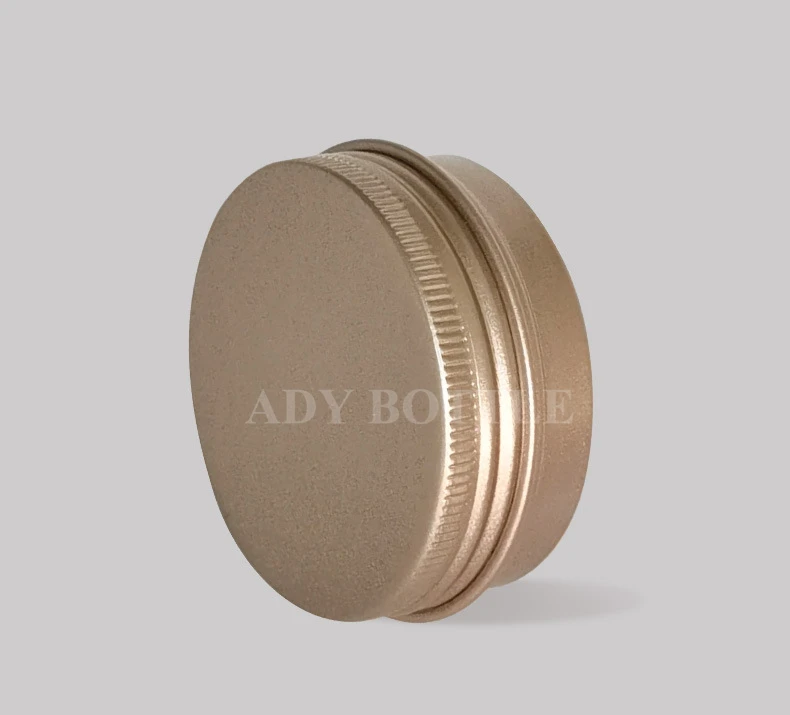 Großhandel 5 ml-250 ml doppelseitige mattierte Gold-Aluminium-Box Creme Kosmetik-Zubehör Metallgewinde geteilte Aluminiumdose – Detail 6
