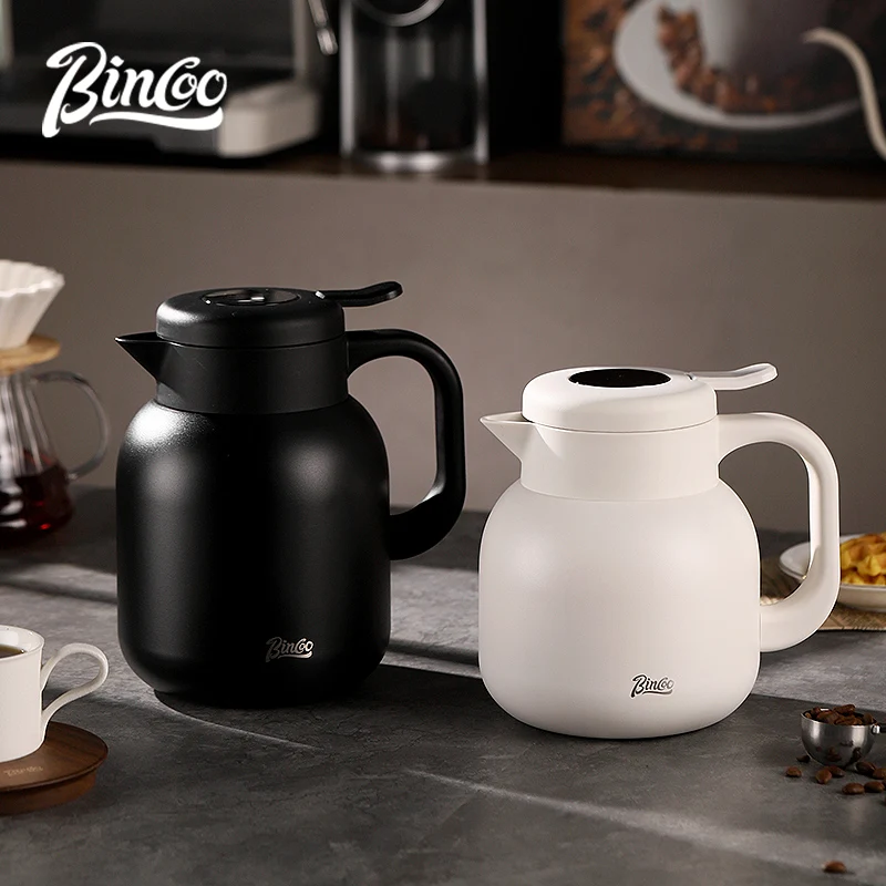 Bincoo Household Coffee Special Pot Stewed Teapot Office 316 Stainless Steel Stuffy Bubble Insulation Water Kettle Large Capacit