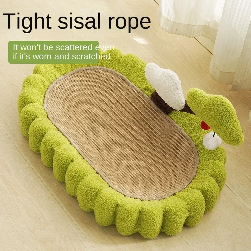 

Cat Toy Sisal Cat Scratch Board Nest Is Scratch Wear-resistant Does Not Resistant Shed Debris. Protects Furniture Large Cushion