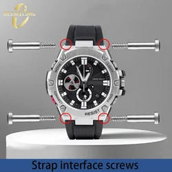 Watchstrap interface screws silver gold black accessories Watch side screws For CASIO Gshock GST-B100 GST-W110 GST-W300 GST-S120