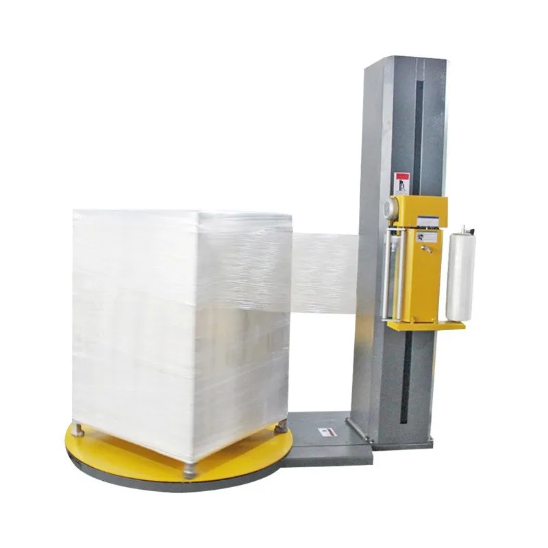 Turntable Film Pallet Wrap Wrapping Machine Plastic Case Carton Packing