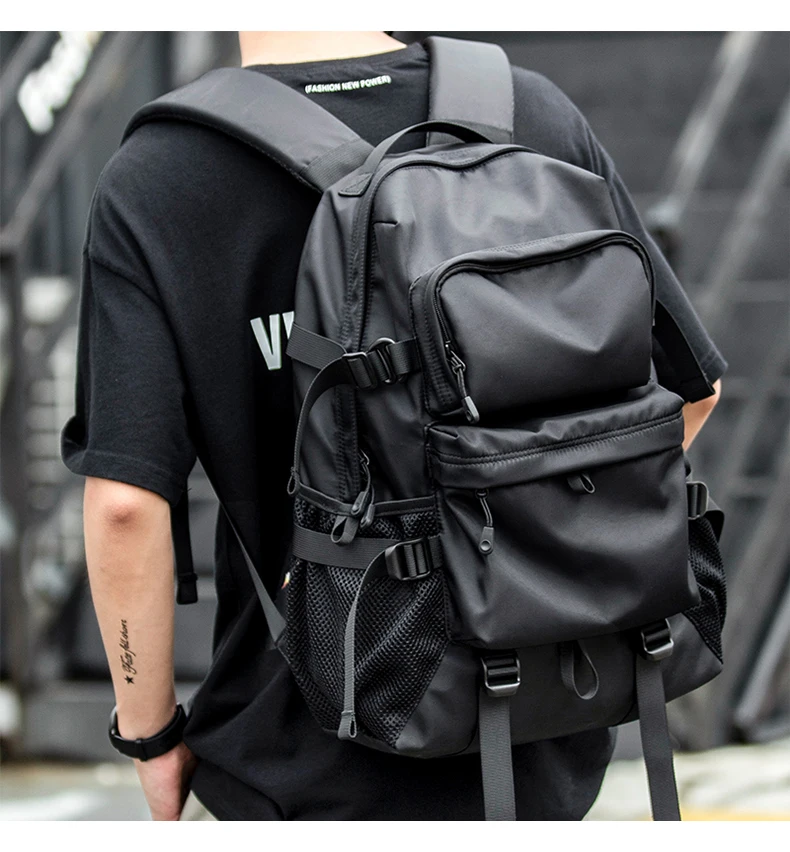 MOYYI Light Weight Casual Laptop Backpack for Men Large Space Waterproof Travel Daypack Women Teenage School Book Bag Bagpack