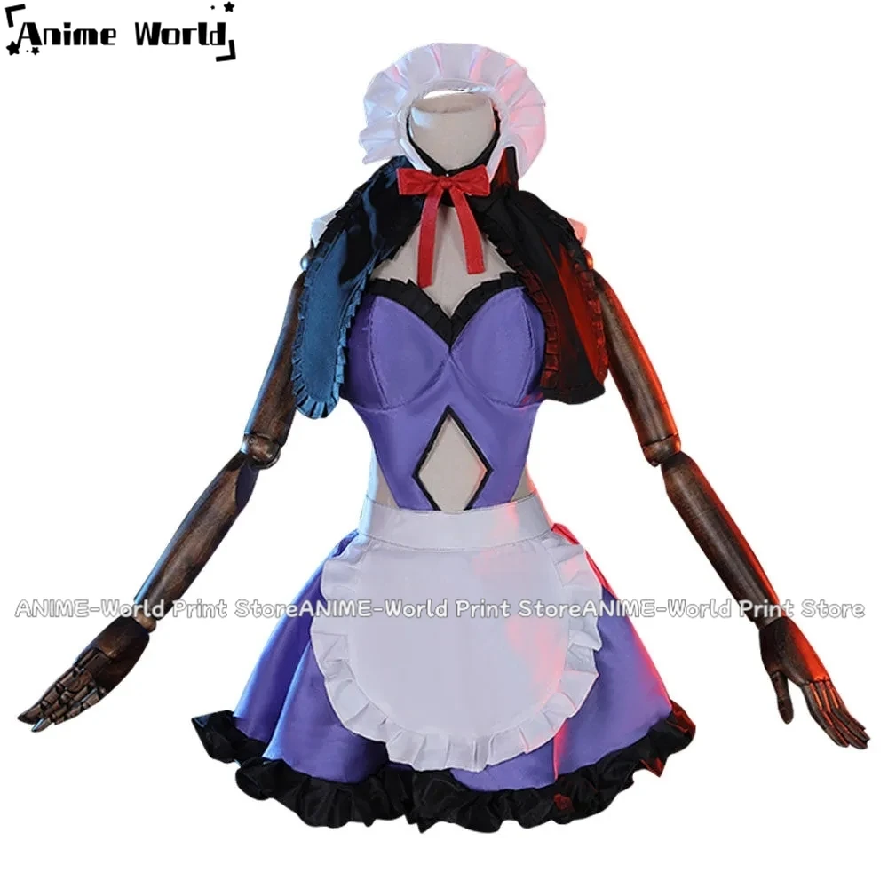 

《Custom Size》Anime Fate Grand Order Ruler Joan Of Arc Jeanne D'Arc Maid Dress Cosplay Costume