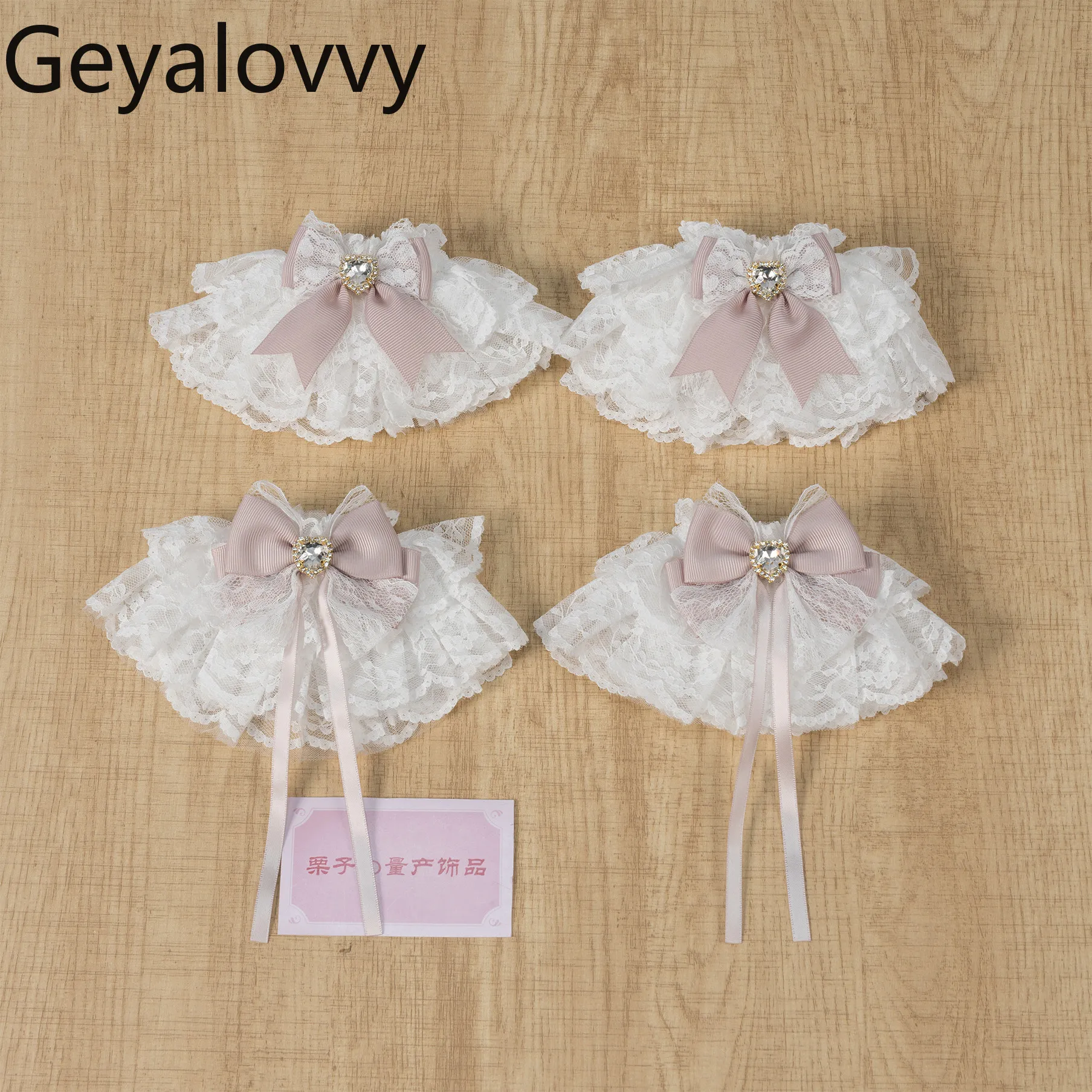 lolita-accessories-mass-produced-handmade-fashion-double-layered-lace-bow-sleeves-sweet-and-cute-oversleeve-for-women