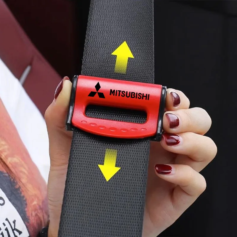 

Car Safety Belt Clip Seatbelt Stopper Adjuster Clip for Mitsubishi Pajero Sport Eclipse Cross L200 Colt Delica Ralliart Triton