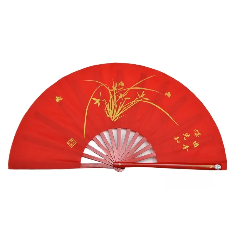 Kung Fu Tai Chi Fan Bamboo 33cm High-grade Right Hand Performance Fan Martial Arts Fans Wushu Products