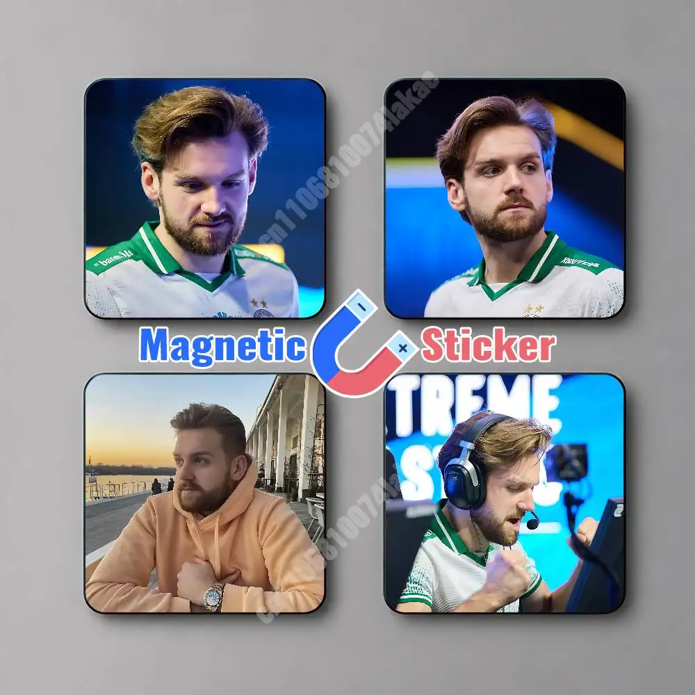 

Cologne Major NiKo CS2 Legend Rifler Magnetic Sticker Reusable Fridge Decal for Metal Surfaces Magnet Marker