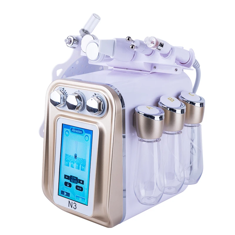 7-IN1 수소 산소 피부 클렌징 기계 피부 미백 수분 공급 모공 축소 큐티클 각질 제거 향상된 흡수력