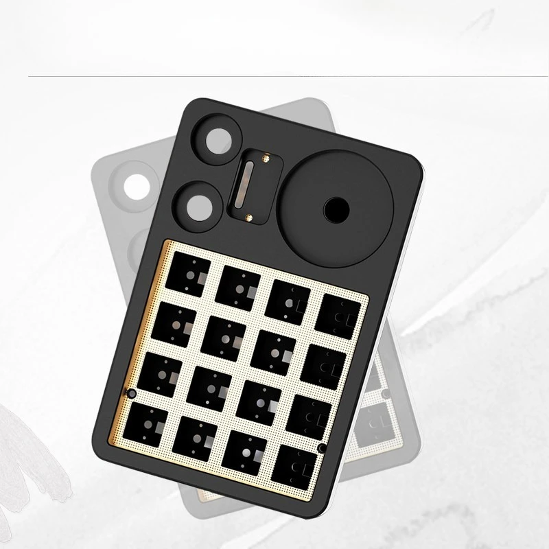 Mechanical keypad, custom three knobs, quick clip for painting