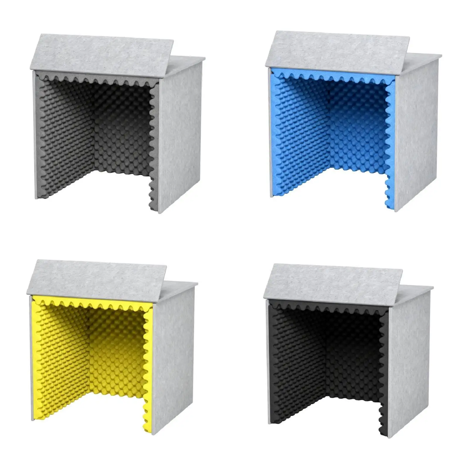 Desktop Soundproof Booth Vocal Recording Booth Vocal Absorbing Shield Professional for Music Studio