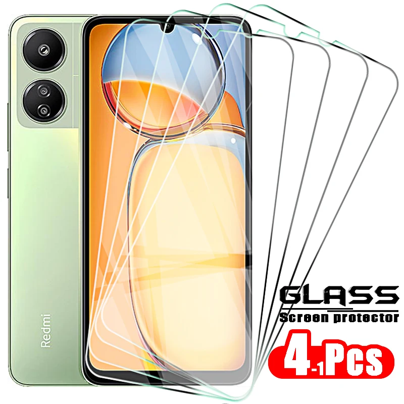 Tempered Glass for Xiaomi Redmi 13C Screen Protectors Protective Glass on Redmi 13 C 5G 6.74