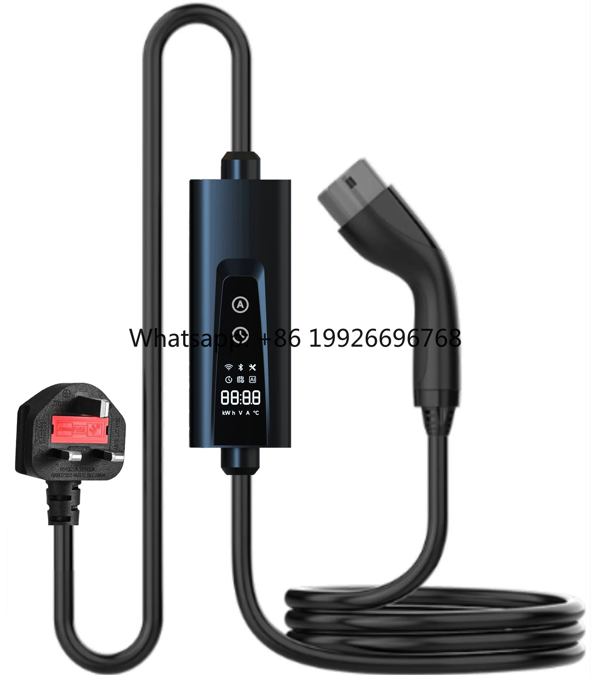 

Новое портативное зарядное устройство для электромобилей 3.6кВт, 1 фаза, Тип 2, с регулируемым током 16А, модель 62196