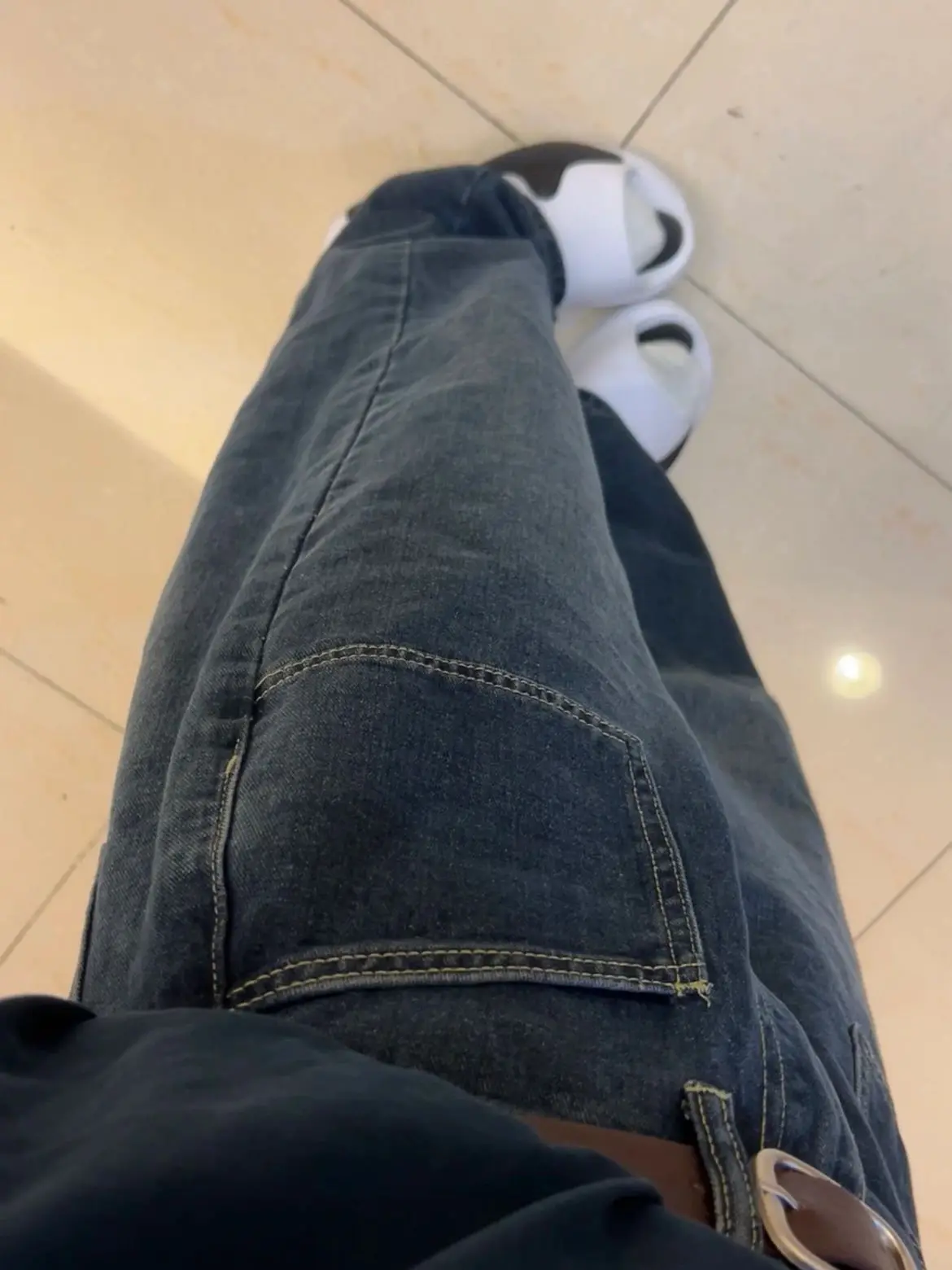 

Retro American High Waist Wide Leg Jeans Women's Extended Length Tall Straight Cut Slimming Denim Pants Autumn Season