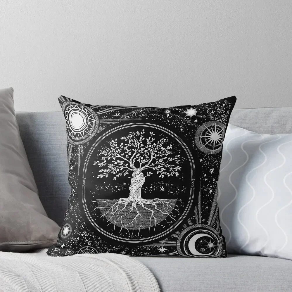 

Celestial Tree of Life Throw Pillow luxury sofa pillows Cushion Covers For Living Room Pillowcases For Pillows pillow
