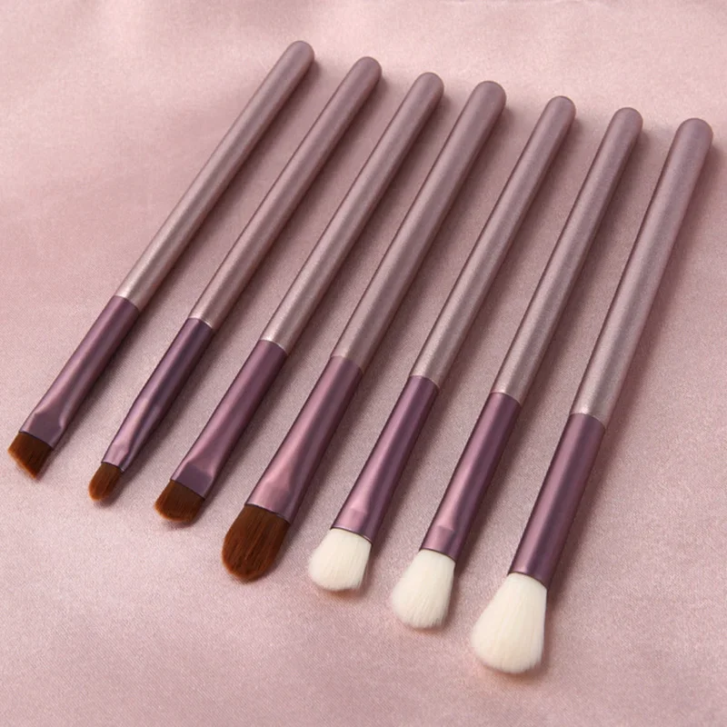 

12Pcs/Lot Pink Handle Synthetic Hair Foundation Makeup Brushes Eyebrow Lip Blusher Blending Cosmetic Makeup Brush Kit