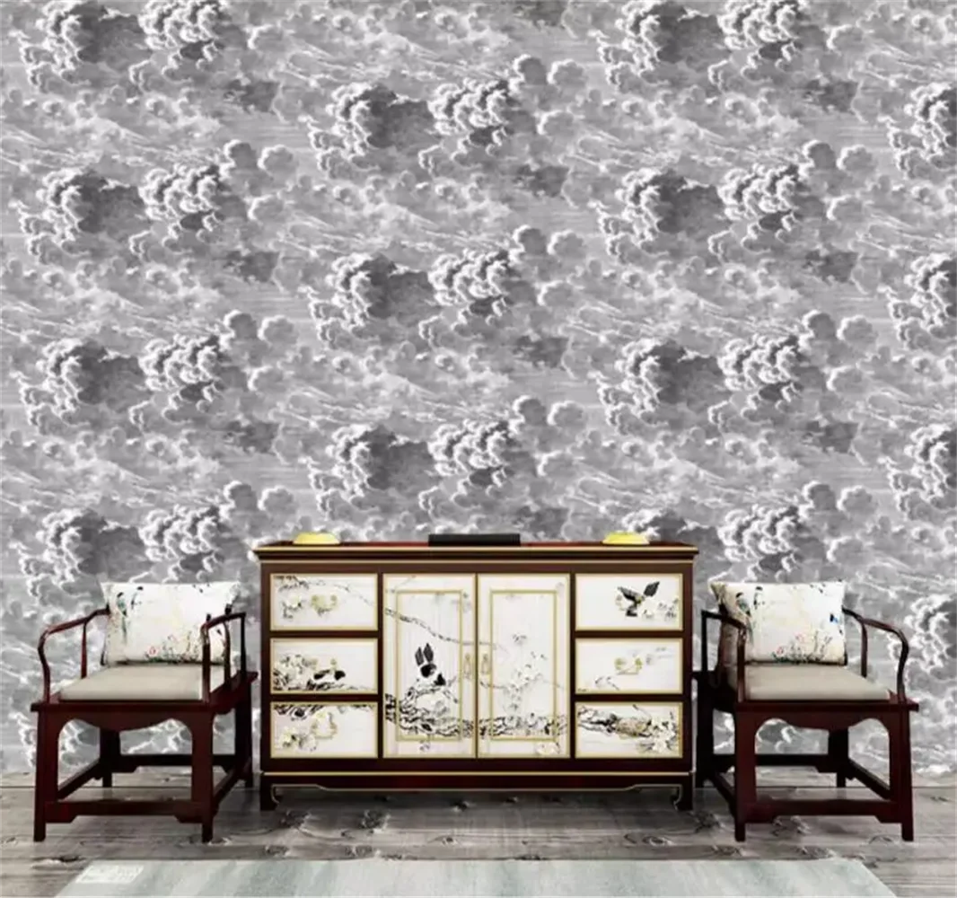 

Nordic Custom Abstract Grey Marble Wallpaper Decorative Mural for Living Room Bedroom Sofa Hotel - Background Wall Paper