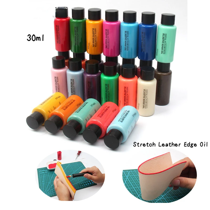 30ml Elastic Leather Edge OilHandmade Matte Edge OilLeather Goods and Luggage Restoration Tools