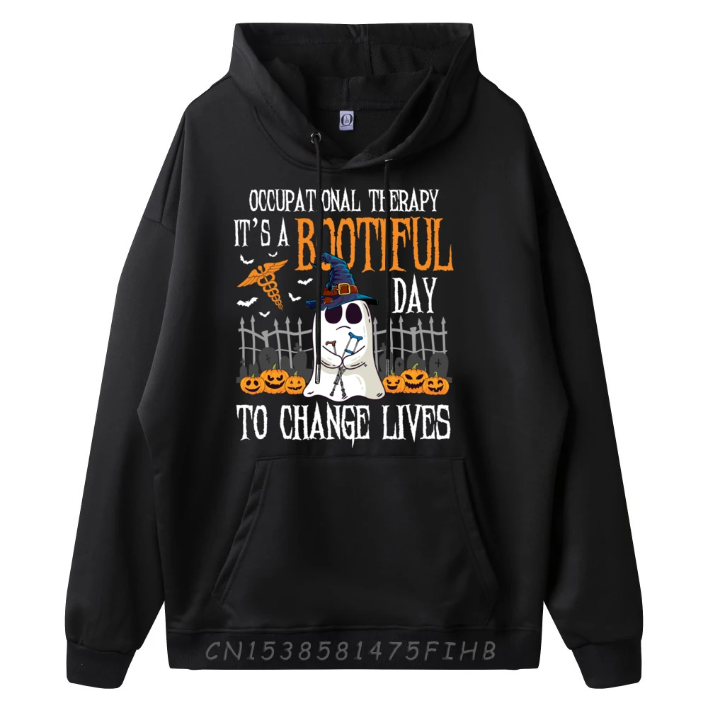 Halloween Occupational Therapy A Bootiful Day To Save Lives Mens Korean Fashion Luxury Designer Oversize Long Sleeve