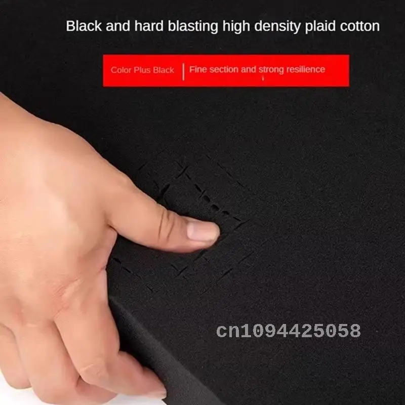 

High Density Hardness Black Sponge Gasket Shockproof Sponge Block Anti-Fall Sponge Sheet Gift Box Lining Filling Sponge Material