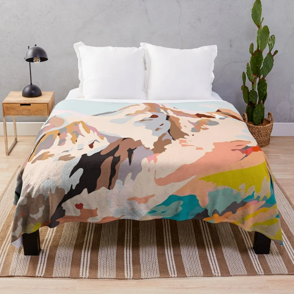 glass mountains Throw Blanket Luxury St Summer Beddings Blankets