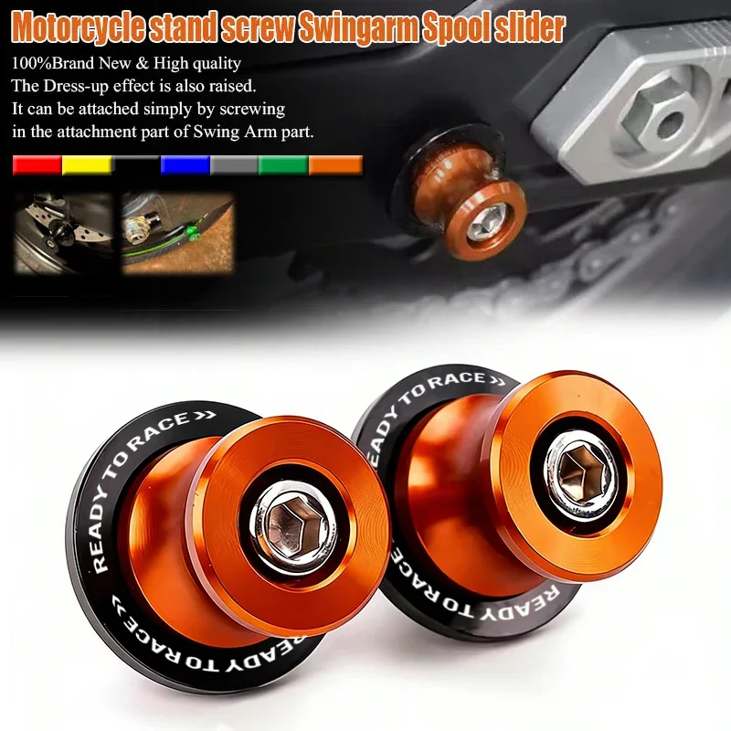 Logotipo para Duke RC 250 390 790 Adventure, rótulas de basculante, deslizadores, tornillos de soporte, accesorios de motocicleta CNC, pernos.