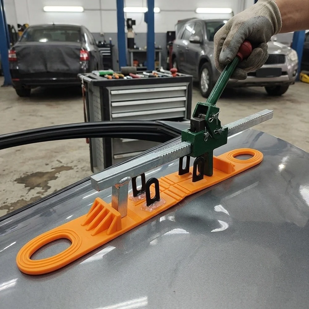 Car Dent Repair Kit 2 Piece Pulling System With Expander Tool For Paintless Dent Removal On Auto Body Door Hood Multi Tools