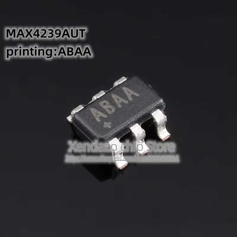 5pcs/lot MAX4239AUT MAX4239AUT+T Silk screen printing ABAA SOT23-6 package Original genuine Operational amplifier chip