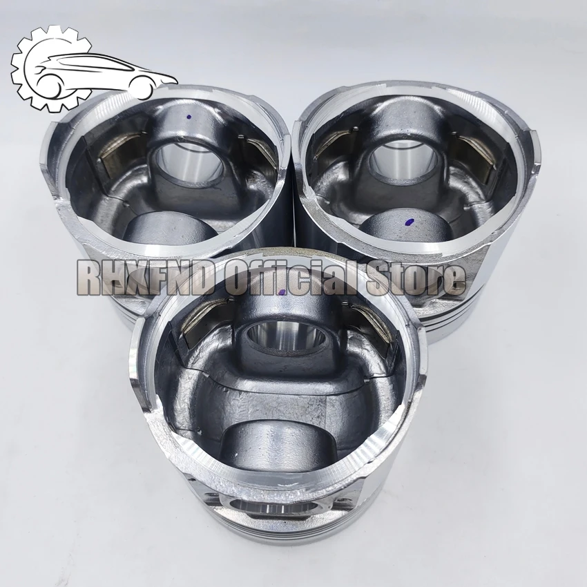 81mm 3KR1 Piston and Piston Ring 8-94414-745-1 8-97176-892-0 5121210290 for Isuzu Excavator Loader Tractor Forklift Truck Engine