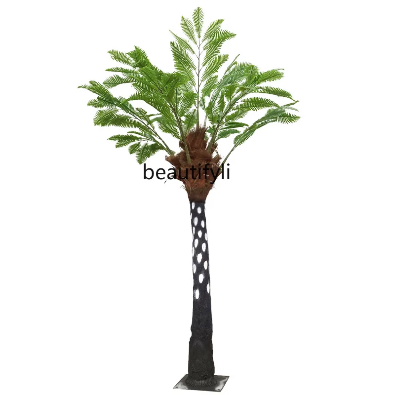 

Simulation Large Tree Large Plant Fake Sand Tree Tropical Rainforest Indoor and Outdoor Landscape Fake Trees Decoration