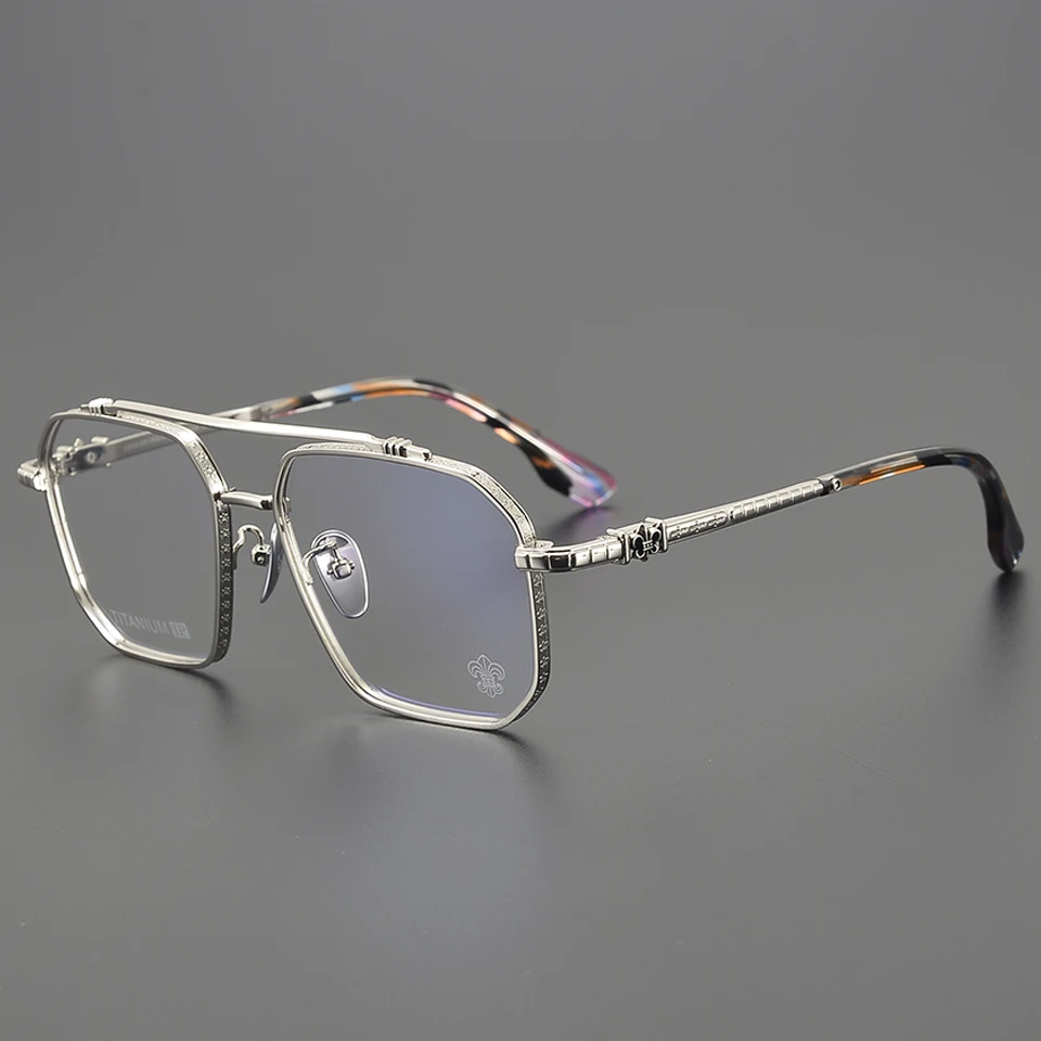 

Classic Pilot Frame Women Glasses Retro Designer Luxury Brand Fashion Men Myopia Reading Titanium Eyeglasse Prescription Eyewear