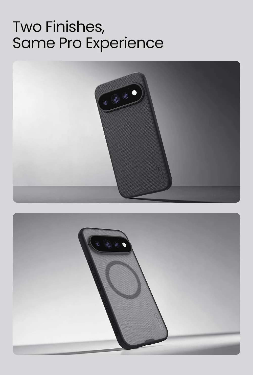 Nillkin für Google Pixel 11 Pro XL Pixel 10 Pro XL Pixel 9 Pro Matte Magnetische Handyhülle Anti-Fingerabdruck Stoßfeste Rückabdeckung – Detail 8