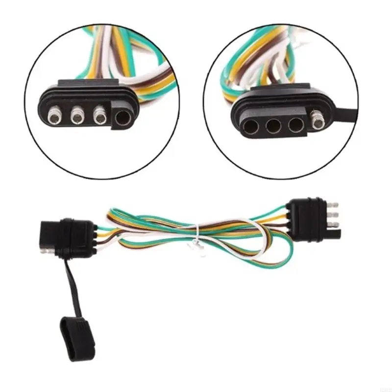 العالمي 4 دبوس مقطورة الأسلاك تسخير ABS البناء الاتصال السريع تصميم H9EE #3