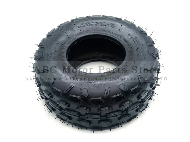 6 Inch ATV Tire 145/70-6 four wheel vehcile Fit for 50cc 70cc 110cc Small ATV Front Or Rear Wheels