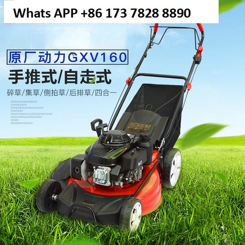 

Premium products Power Gasoline Lawn Mower Household Lawn Mower Hand Push Self-propelled