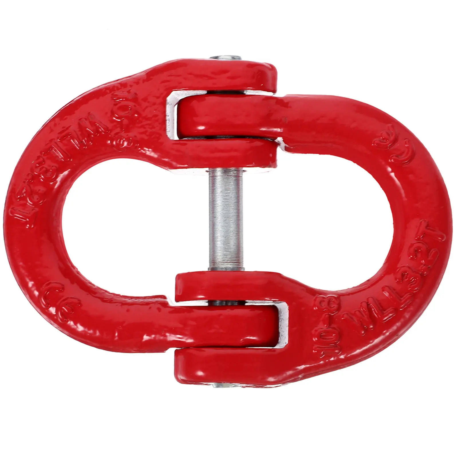 Connecting Link Safety Chain Attachment 3.2t Steel Tow Hitch Connector High Strength Anti-Falling Pin for Lifting Sling